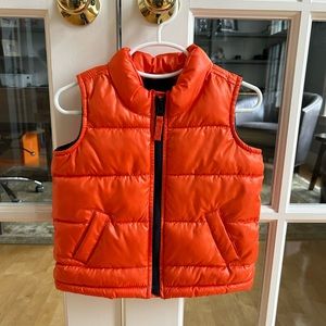 Orange Puffer Vest - Toddler 18-24 months